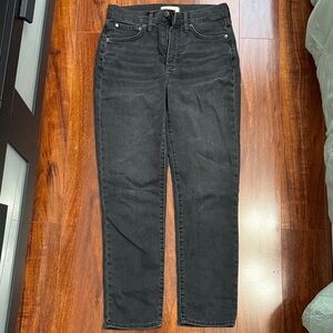 Madewell Women's Black High Rise Jeans